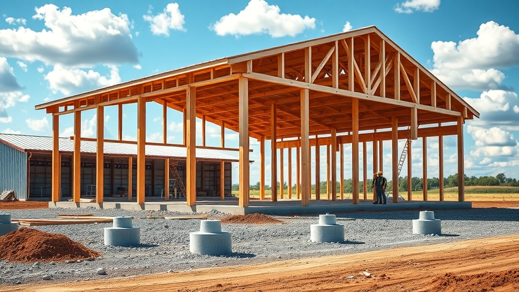 Morton Buildings 50×80: Pressure-Treated Skids vs Post-in-Ground Foundation